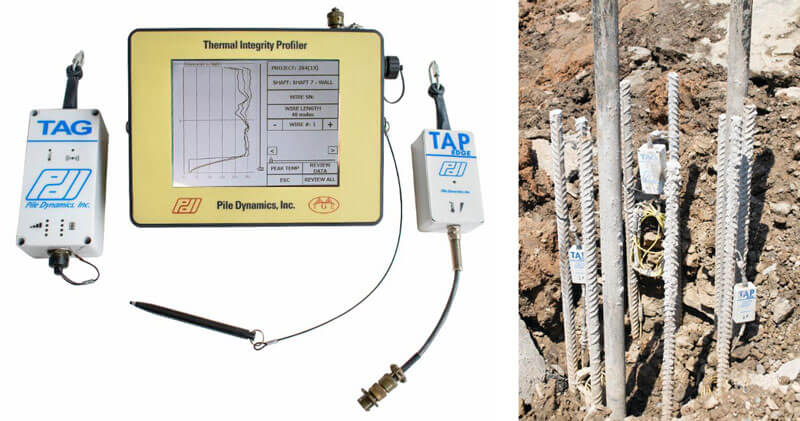 TIP采集主机,TAP数据采集盒,TAG数据发射盒,热法桩身齐全性测试