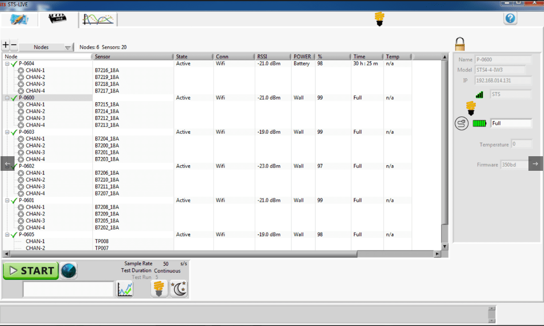 STS-LIVE 数据采集软件 - 银娱优越会717仪器设备中国有限公司